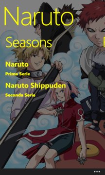 Naruto Saga Anime App Screenshot 1