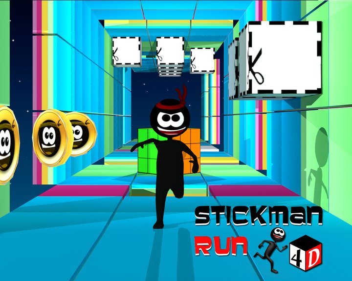 Stickman Run 4D