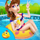 Girls in Pool Party Icon Image