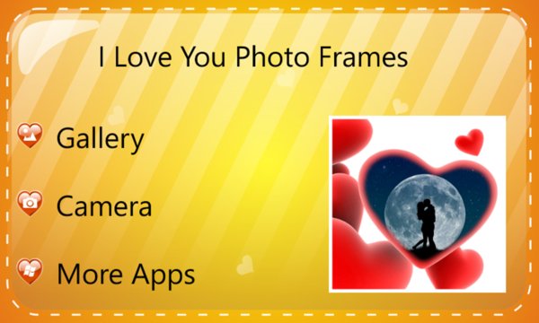 I Love You Photo Frames Screenshot Image