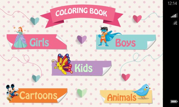 Kids Coloring Book App Screenshot 1