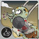 Zombie Parachute Icon Image