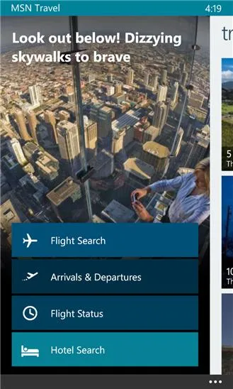 MSN Travel Screenshot Image