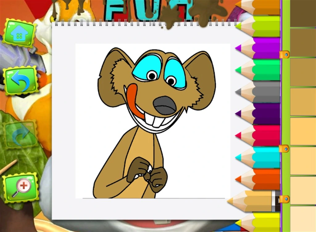 Nut The Squirrel Coloring Jobs Screenshot Image