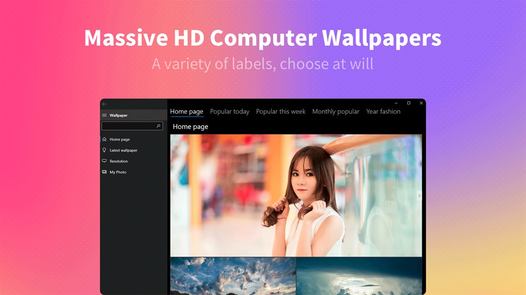 Desktop HD Wallpapers Screenshot Image