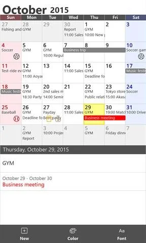 Jorte Calendar & Diary Screenshot Image