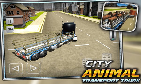 City Animal Transport Truck Screenshot Image
