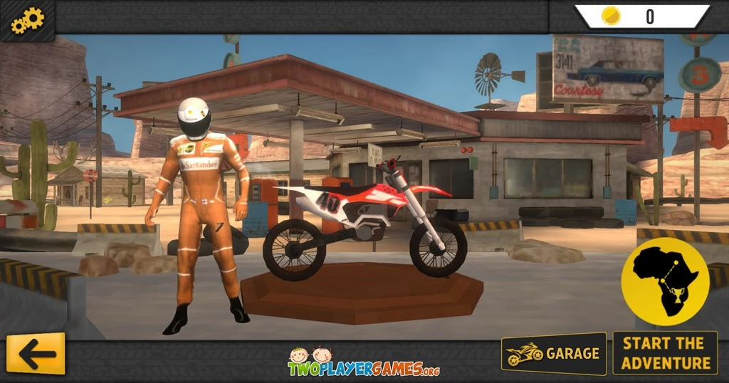 Dirt Bike Racing Duel Screenshot Image #2