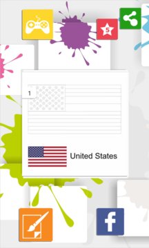 American Flags Paint Screenshot Image