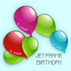 Jet Birthday Frame Icon Image