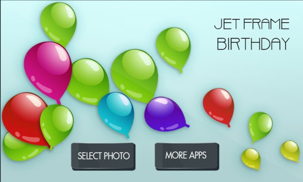 Jet Birthday Frame Screenshot Image