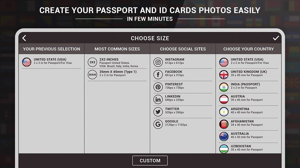 Passport Size Photo Maker Screenshot Image #1