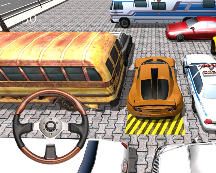 Modern Car Parking 3D Image