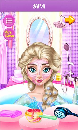 Elsa Frozen Princess Makeover Screenshot Image