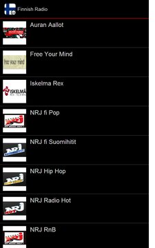 Finnish Radio Online Screenshot Image