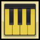Golden Piano Icon Image