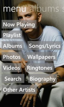 Eminem Music Screenshot Image