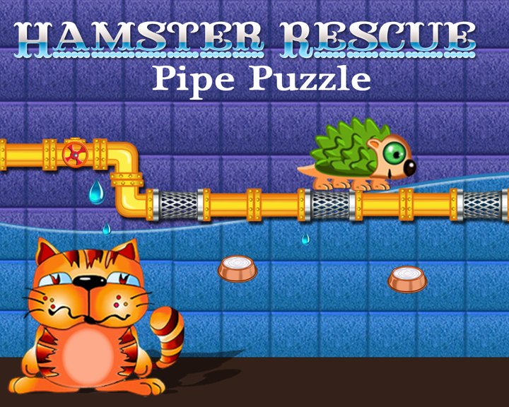Hamster Rescue Pipe Puzzle Image