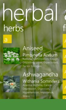 Herbal Advisor Screenshot Image
