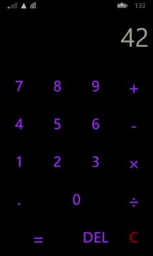 NightView Calculator Screenshot Image