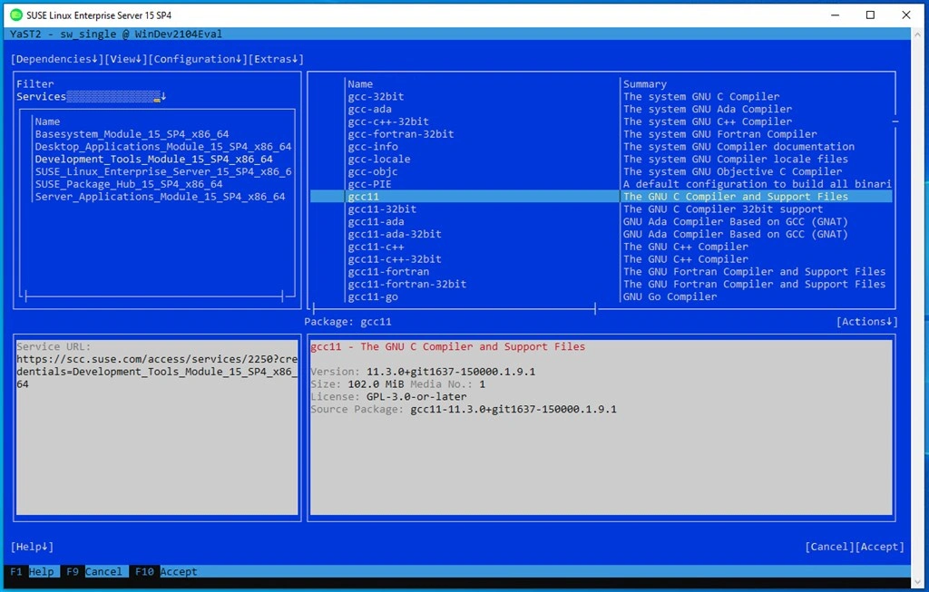 SUSE Linux Enterprise Server 15 SP4 Screenshot Image #9