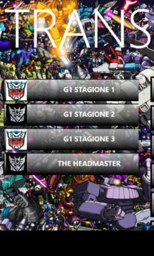 Transformer Saga App Screenshot 1