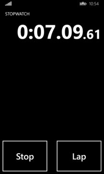 Clear Simple Stopwatch Screenshot Image