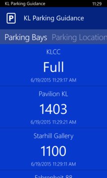 KL Parking Guidance Screenshot Image