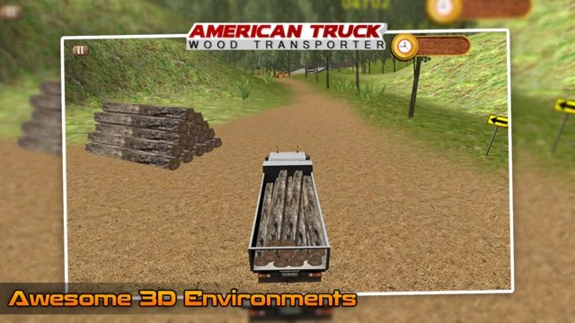 American Truck Wood Transporter