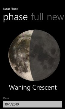 Lunar Phase Screenshot Image