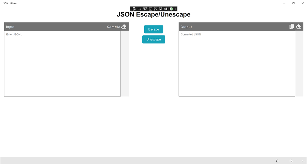 JSON Utilities Screenshot Image #3