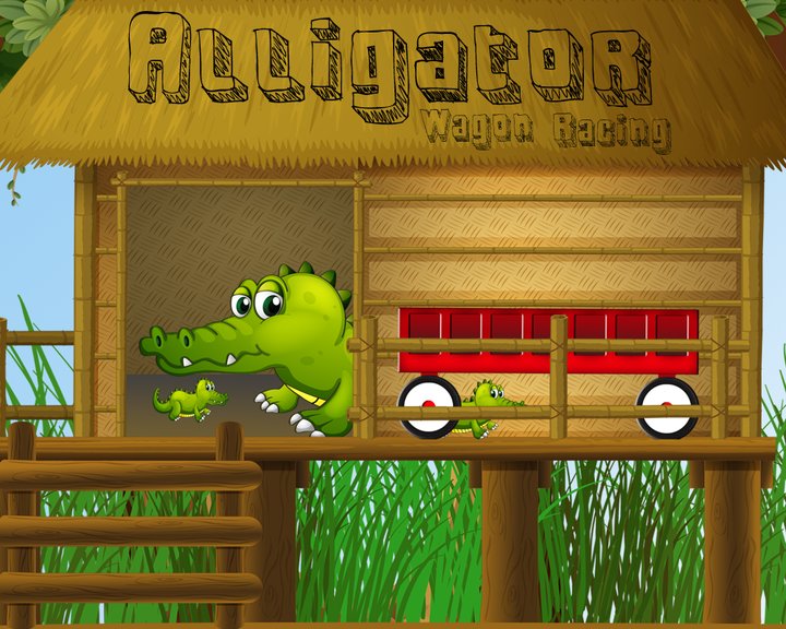 Alligator Wagon Racing Image