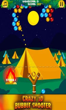 Crazy 3D Bubble Shooter App Screenshot 2