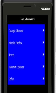 Top 5 Browsers App Screenshot 1