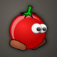 Running Tomato Icon Image