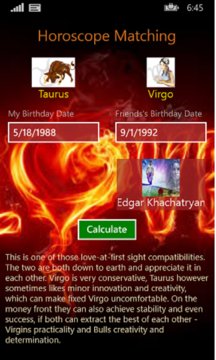 Horoscope Matching Screenshot Image