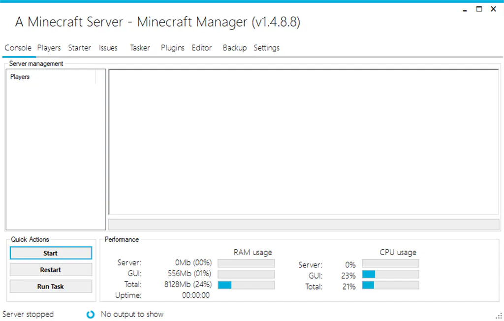 Mine Server Manager Screenshot Image #2