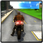 City Biker 3D Image