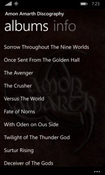 Amon Amarth Lyrics Screenshot Image