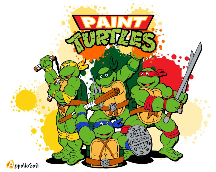 Turtles Paint