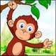 Monkey Fall Icon Image