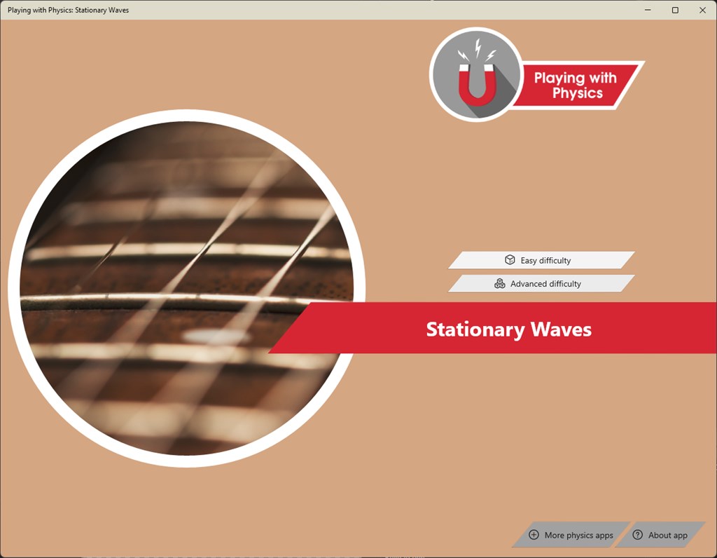 Playing with Physics: Stationary Waves Screenshot Image