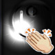Flash Light on Clap Icon Image
