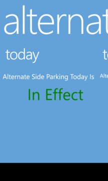 Alternate Side Parking Screenshot Image
