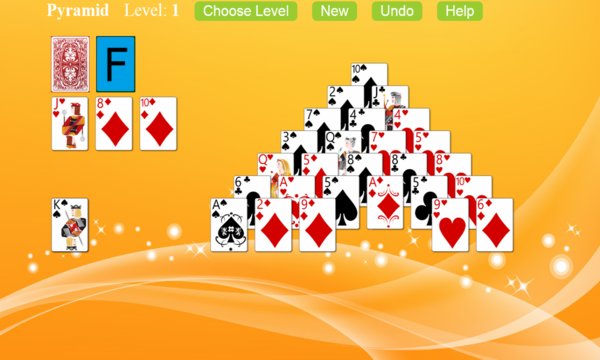 Pyramid Solitaire App Screenshot 1