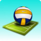 Volleyball Training Icon Image