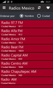 Radios Mexico Screenshot Image