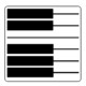 Piano Tap Icon Image