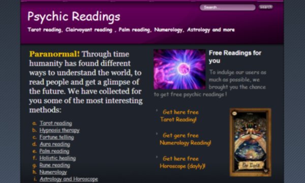 Clairvoyant Psychic Read Screenshot Image