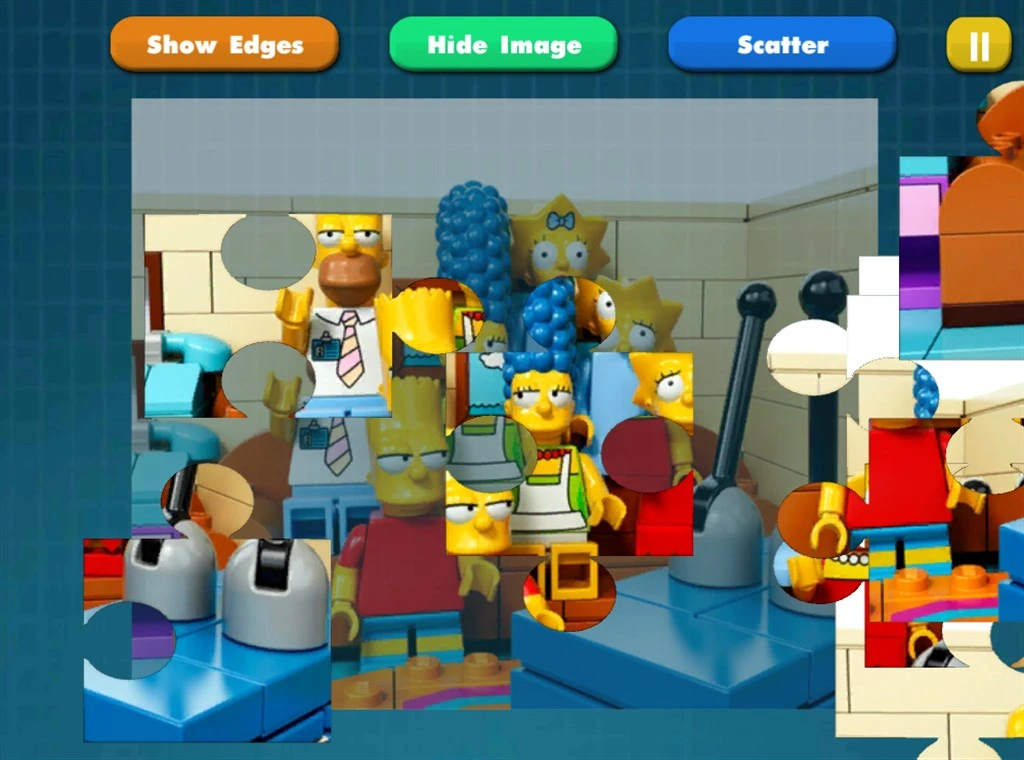 Jigsaw Lego Simpsons Kids Screenshot Image #4